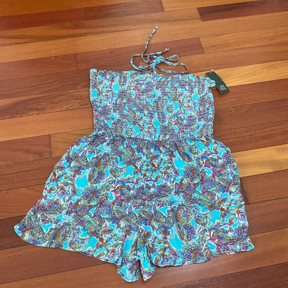 Wild Fable Multi Color Romper size Medium - Picture 5 of 11